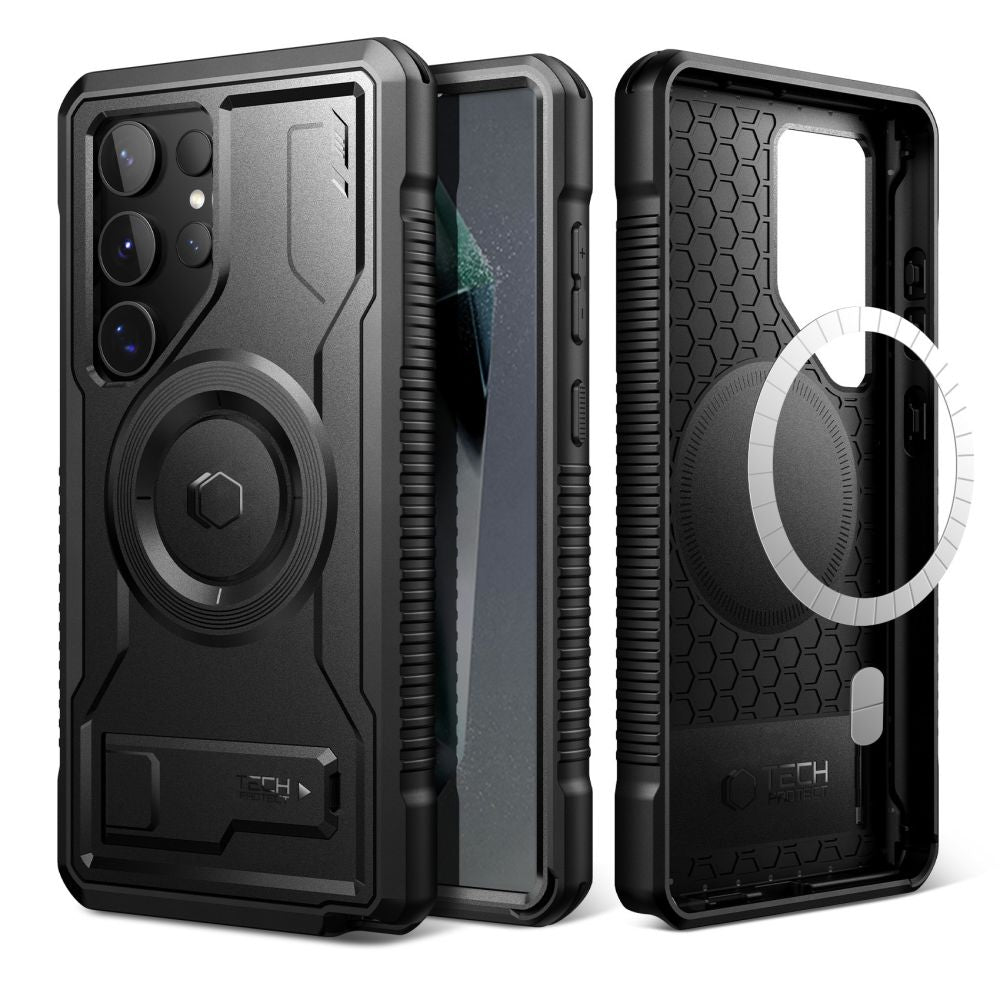 TECH-PROTECT KEVLAR MAGSAFE+ HÜLLE GALAXY S24 ULTRA SCHWARZ
