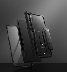 SCHUTZHÜLLE / HÜLLE FÜR SAMSUNG GALAXY TAB S9+ PLUS 12.4 X810 / X816B TECH-PROTECT KEVLAR PRO SCHWARZ