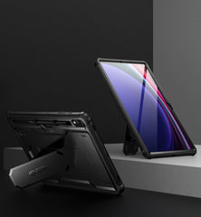 SCHUTZHÜLLE / HÜLLE FÜR SAMSUNG GALAXY TAB S9+ PLUS 12.4 X810 / X816B TECH-PROTECT KEVLAR PRO SCHWARZ