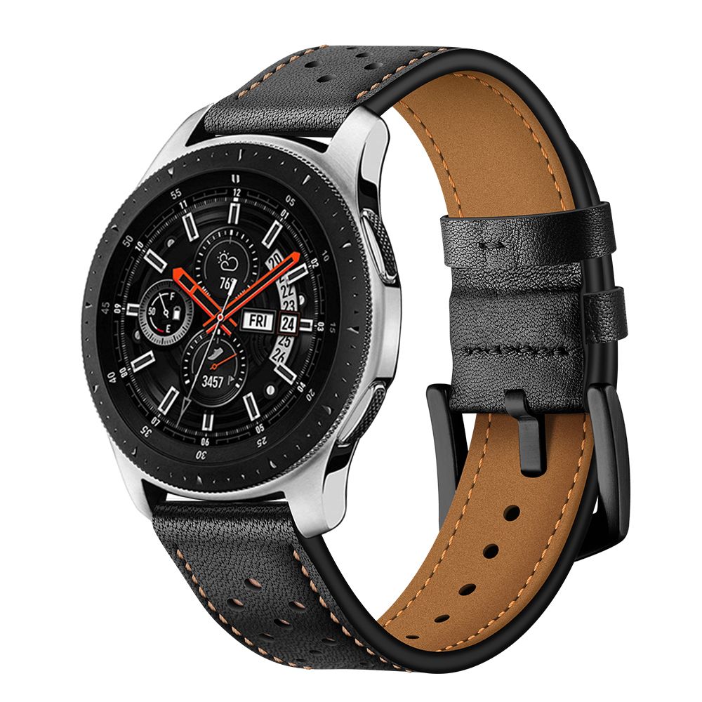 HEBEBAND LEDER SAMSUNG GALAXY WATCH 46MM SCHWARZ