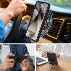 TECH-PROTECT HÜLLE FLÜSSIG SILIKON MAGSAFE GALAXY S25 SCHWARZ