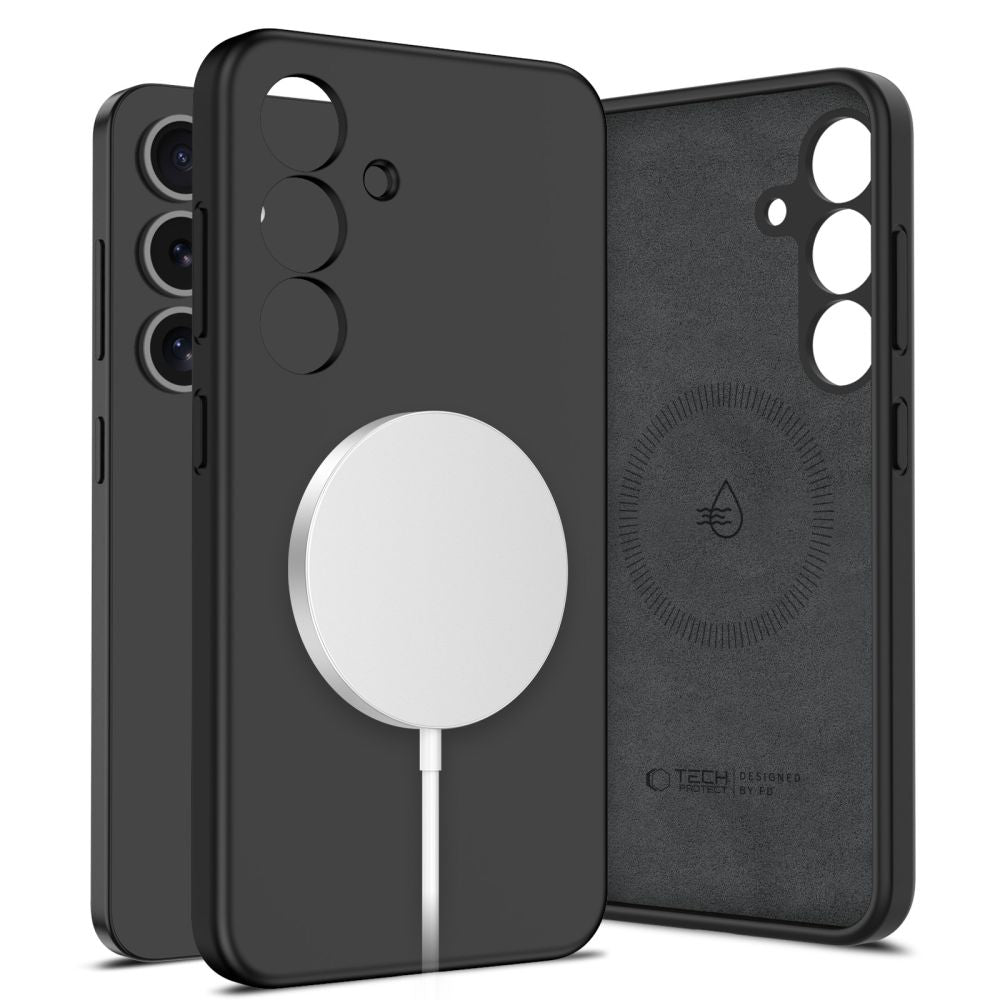 TECH-PROTECT HÜLLE FLÜSSIG SILIKON MAGSAFE GALAXY S25 SCHWARZ