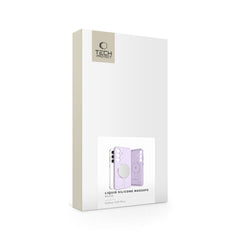 TECH-PROTECT HÜLLE FLÜSSIGES SILIKON MAGSAFE GALAXY S25+ PLUS MAUVE