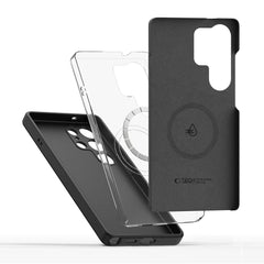 TECH-PROTECT HÜLLE FLÜSSIGES SILIKON MAGSAFE GALAXY S25 ULTRA SCHWARZ