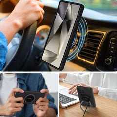 TECH-PROTECT HÜLLE FLÜSSIGES SILIKON MAGSAFE GALAXY S25 ULTRA SCHWARZ