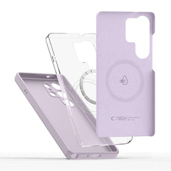 TECH-PROTECT HÜLLE FLÜSSIGES SILIKON MAGSAFE GALAXY S25 ULTRA MAUVE