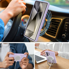 TECH-PROTECT HÜLLE FLÜSSIGES SILIKON MAGSAFE GALAXY S25 ULTRA MAUVE