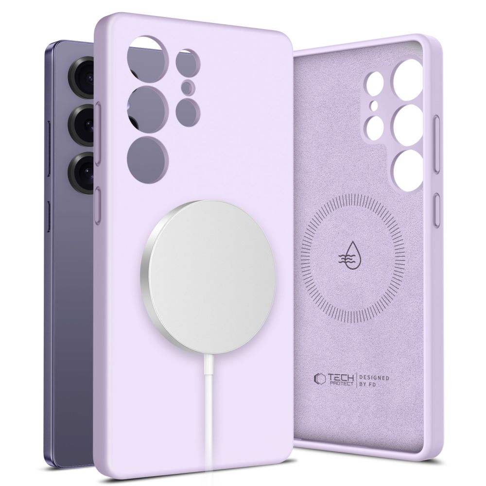 TECH-PROTECT HÜLLE FLÜSSIGES SILIKON MAGSAFE GALAXY S25 ULTRA MAUVE