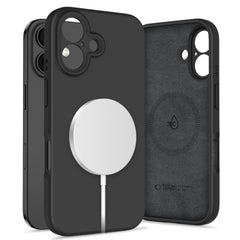 TECH-PROTECT HÜLLE LIQUID SILICONE MAGSAFE IPHONE 16 SCHWARZ