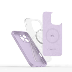 TECH-PROTECT HÜLLE FLÜSSIG SILIKON MAGSAFE IPHONE 16 PRO MAUVE