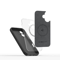 TECH-PROTECT HÜLLE LIQUID SILICONE MAGSAFE IPHONE 16E SCHWARZ