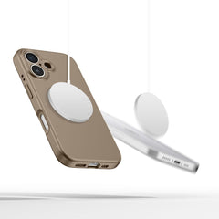 TECH-PROTECT HÜLLE FLÜSSIG SILIKON MAGSAFE IPHONE 16E SCHOKOLADENBRAUN