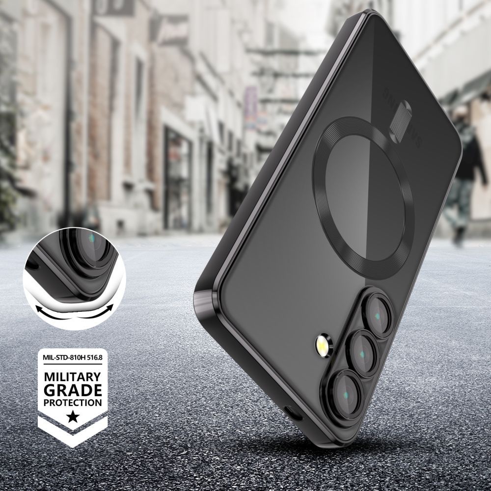 TECH-PROTECT MAGFLEX MAGSAFE GALAXY A36 5G SCHWARZ GLÄNZEND HÜLLE