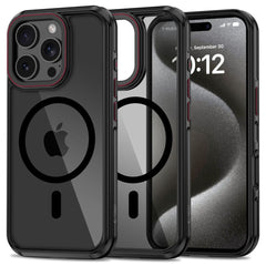 TECH-PROTECT MAGHYBRID MAGSAFE IPHONE 16 PRO SCHWARZ/ROT