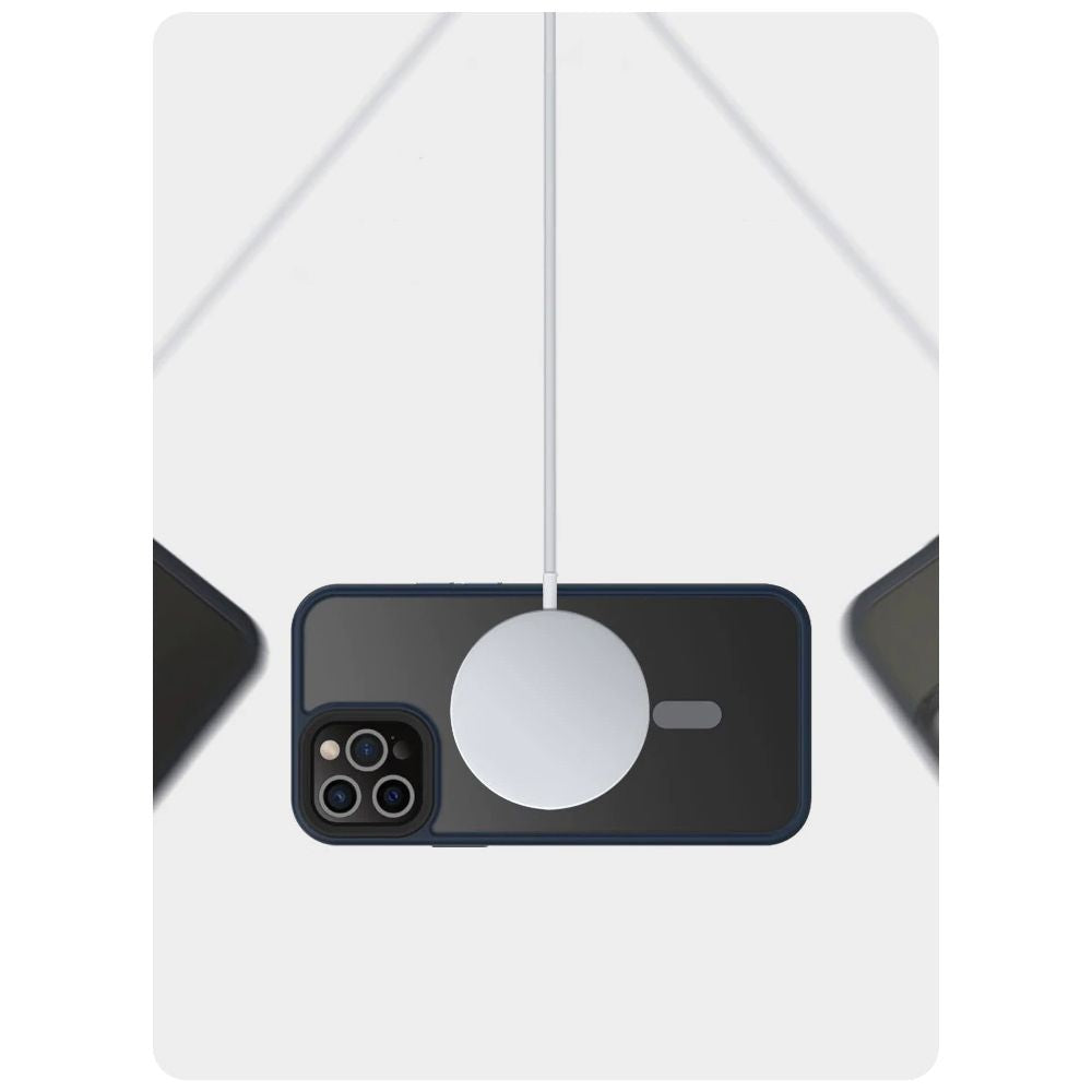 HÜLLE FÜR IPHONE 12/12 PRO MAGSAFE HEYCASE MATTE SCHWARZ