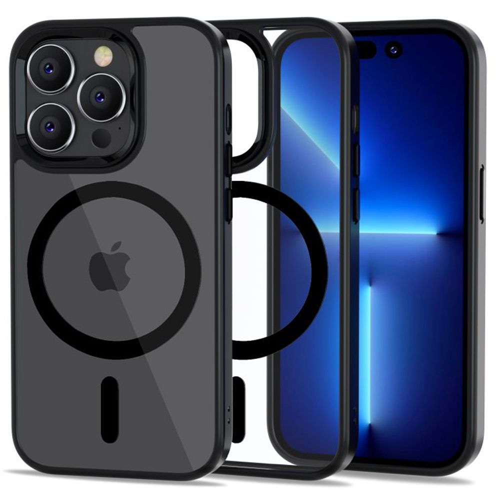 HÜLLE FÜR IPHONE 14 PRO MAX MAGSAFE HEYCASE SCHWARZ/KLAR