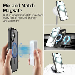 HÜLLE FÜR IPHONE 16 TECH-PROTECT MAGMAT MAGSAFE MATTE SCHWARZ
