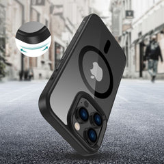 HÜLLE FÜR IPHONE 16 PRO TECH-PROTECT MAGMAT MAGSAFE SCHWARZ/KLAR