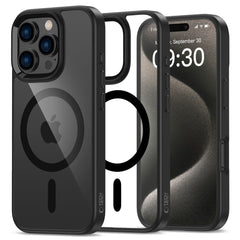 HÜLLE FÜR IPHONE 16 PRO TECH-PROTECT MAGMAT MAGSAFE SCHWARZ/KLAR