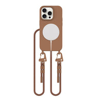TECH-PROTECT MAGNECKLACE MAGSAFE IPHONE 14 PRO SCHOKOLADENBRAUN