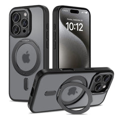 HÜLLE FÜR IPHONE 16 PRO MAX TECH-PROTECT MAGRING MAGSAFE MATTE SCHWARZ