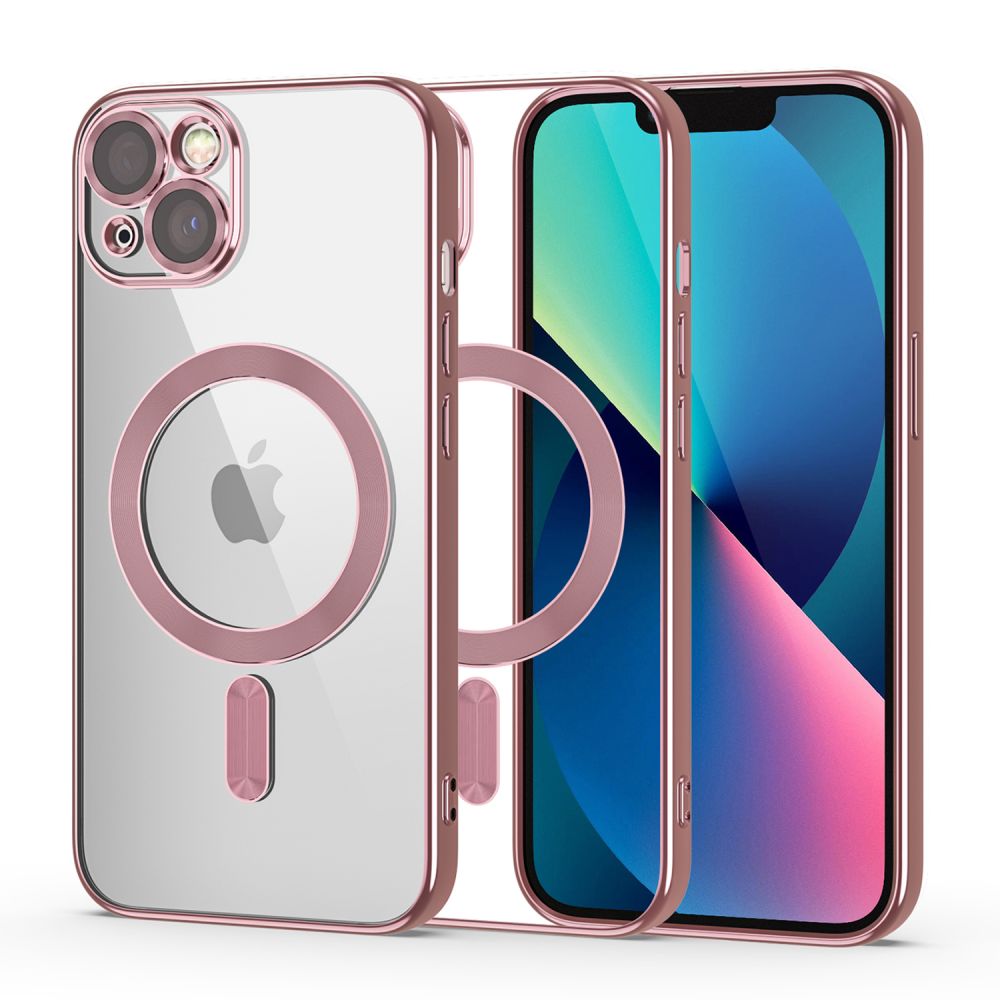 HÜLLE FÜR IPHONE 13 HEYCASE MAGSHINE MAGSAFE ROSEGOLD
