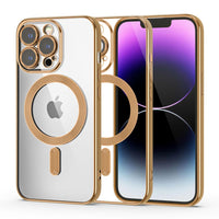 HÜLLE FÜR IPHONE 14 PRO HEYCASE MAGSHINE MAGSAFE GOLD