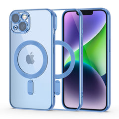 HÜLLE FÜR IPHONE 14 HEYCASE MAGSHINE MAGSAFE HIMMELBLAU