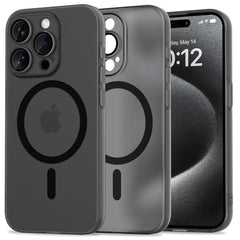 TECH-PROTECT MAGSLIM MAGSAFE IPHONE 15 PRO MATTE/SCHWARZ