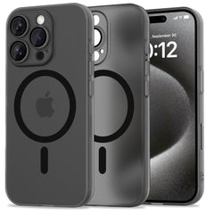 HÜLLE FÜR IPHONE 16 PRO TECH-PROTECT MAGSLIM MAGSAFE MATTE/SCHWARZ