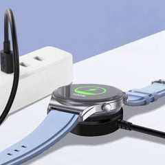TECH-PROTECT MC03 ULTRABOOST MAGNETISCHES LADEN TYPE-C KABEL 100CM SAMSUNG GALAXY WATCH SCHWARZ