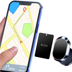 MAGNETISCHE PLATTEN TECH-PROTECT METALPLATE MAGNETISCHE AUTOHALTERUNG 4-PAK SCHWARZ