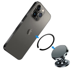 TECH-PROTECT METALLPLATTE MAGSAFE UNIVERSAL MAGNETRING 2-PAK SCHWARZ & SILBER