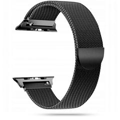 REMEN DOOP MILANESEBAND APPLE WATCH 6 / 7 / 8 / 9 / 10 / SE / ULTRA 1 / 2 (44 / 45 / 46 / 49 MM) SCHWARZ