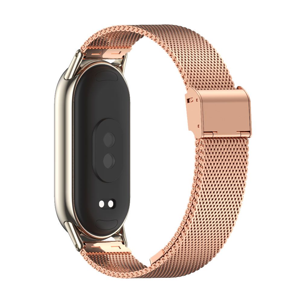REMEN FÜR XIAOMI MI BAND 8 / 9 / NFC DOOP MILANESER LOOP ROSEGOLD
