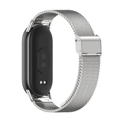 REMEN FÜR XIAOMI MI BAND 8 / 9 / NFC DOOP MILANESER SCHLEIFE SILBER