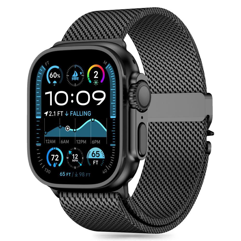 TECH-PROTECT MILANO ARMBAND APPLE WATCH 6 / 7 / 8 / 9 / 10 / SE / ULTRA 1 / 2 (44 / 45 / 46 / 49 MM) SCHWARZ