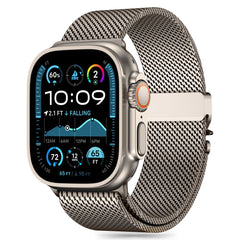 TECH-PROTECT MILANO ARMBAND FÜR APPLE WATCH 6 / 7 / 8 / 9 / 10 / SE / ULTRA 1 / 2 (44 / 45 / 46 / 49 MM) TITAN