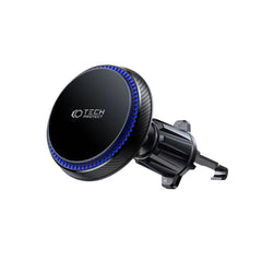 HANDYHALTERUNG FÜR DAS AUTO MIT DRAHTLOSEM LADEN TECH-PROTECT MM15W-V4 MAGNETISCHER MAGSAFE BELÜFTUNGS-AUTOHALTER WIRELESS CHARGER 15W SCHWARZ
