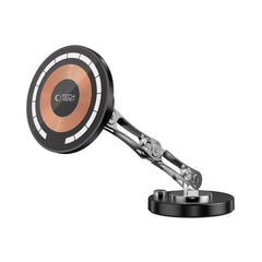 HANDYHALTERUNG FÜR DAS AUTO MIT DRAHTLOSEM LADEN TECH-PROTECT MM15W-V8 MAGNETISCHER MAGSAFE ARMATURENHALTER WIRELESS CHARGER 15W SCHWARZ