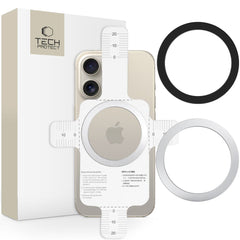 TECH-PROTECT MMP-110 2IN1 MAGNETISCHER MAGSAFE RING SILBER & SCHWARZ