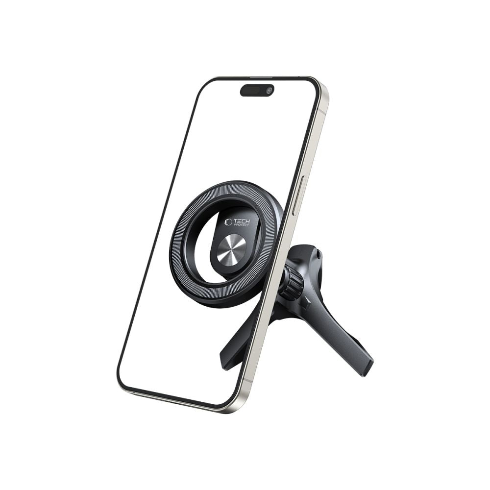 TELEFONHALTER FÜR DAS AUTO TECH-PROTECT N53 MAGNETIC MAGSAFE STABILER BELÜFTUNGSAUTOHALTER SCHWARZ