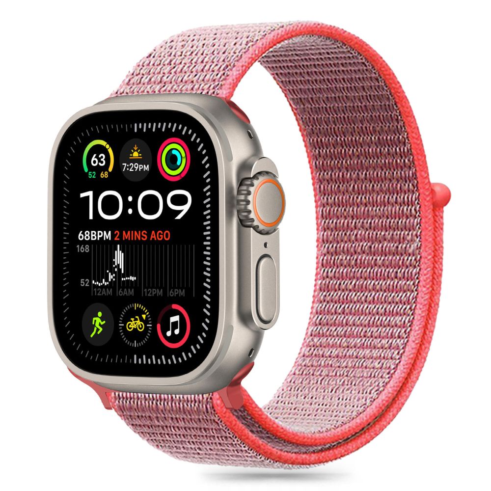 TECH-PROTECT NYLON APPLE WATCH 6 / 7 / 8 / 9 / 10 / SE (40 / 41 / 42 MM) HEIßE PINK