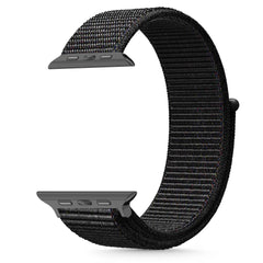 TECH-PROTECT NYLON ARM BAND APPLE WATCH 6 / 7 / 8 / 9 / 10 / SE / ULTRA 1 / 2 (44 / 45 / 46 / 49 MM) SCHWARZ