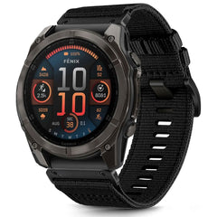 TECH-PROTECT NYLON CLASSIC ARMBAND GARMIN FENIX 5X / 5X PLUS / 6X / 6X PRO / 7X / 8 (51 MM) SCHWARZ