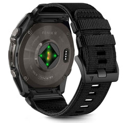 TECH-PROTECT NYLON CLASSIC ARMBAND GARMIN FENIX 5X / 5X PLUS / 6X / 6X PRO / 7X / 8 (51 MM) SCHWARZ