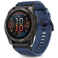 TECH-PROTECT NYLON CLASSIC ARMBAND GARMIN FENIX 5X / 5X PLUS / 6X / 6X PRO / 7X / 8 (51 MM) NAVY BLAU