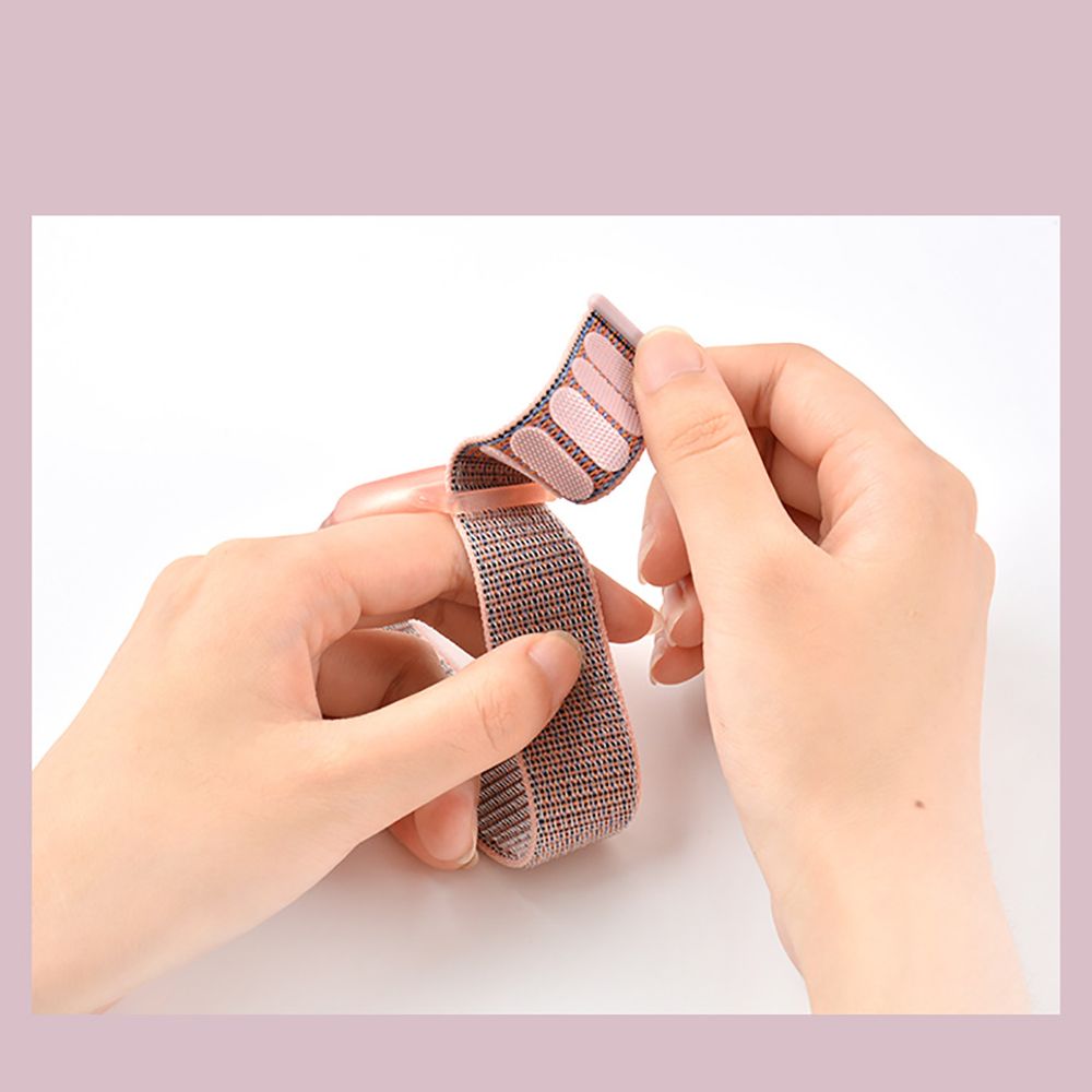HEBEBAND NYLON FÜR KINDER APPLE AIRTAG ROSA