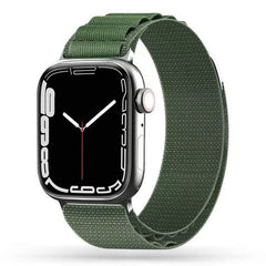 REMEN DOOP ALPINE EVEREST APPLE WATCH 6 / 7 / 8 / 9 / 10 / SE / ULTRA 1 / 2 (44 / 45 / 46 / 49 MM) MILITÄRGRÜN