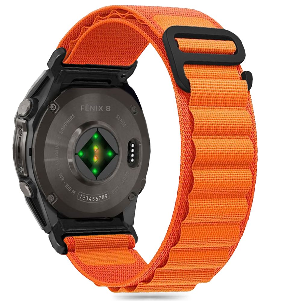 TECH-PROTECT NYLON ARMBAND FÜR GARMIN FENIX 5X / 5X PLUS / 6X / 6X PRO / 7X / 8 (51 MM) ORANGE